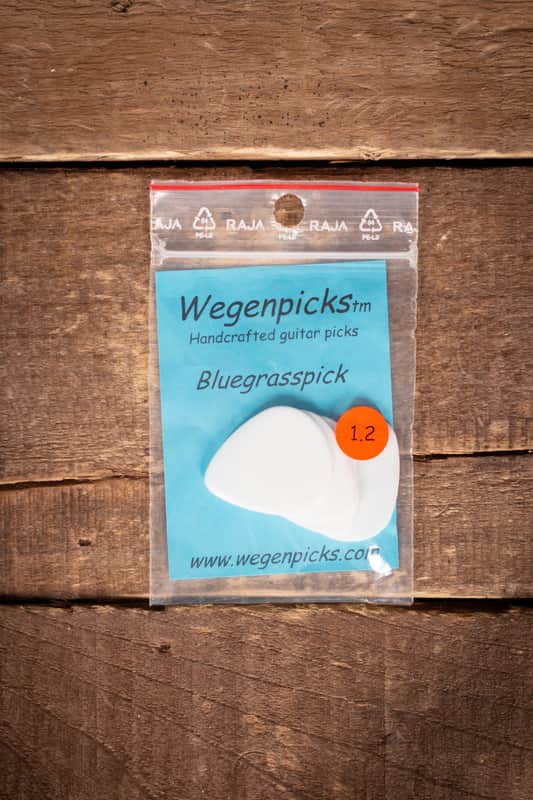 Wegen NH120 1.2mm No-Hole Bluegrass Picks, 4pk White image 1