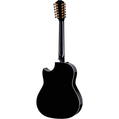 Taylor Somos 657ce 12-String Acoustic Electric Doce Doble - Black image 3