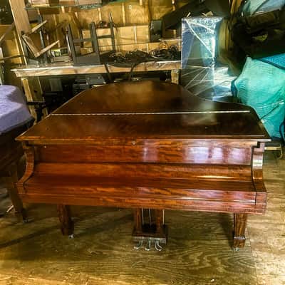 Steinway & Sons Model O Grand Piano – Honduran Mahogany image 4