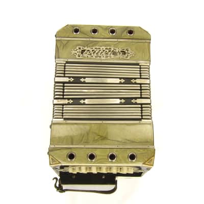 Patek 104 Key Triple Reed Bandoneon Chemnitzer Concertina, Key of C, Original Case, Overhauled image 5