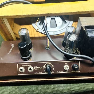 Gibson BR-9 Tube Amp. It's Not Bragging If You're Backing It Up. 50s image 7