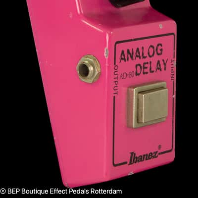Ibanez AD-80 Analog Delay Narrow Box 1979 Japan "R" Logo, Lock on Nut with MN3005 BBD image 2