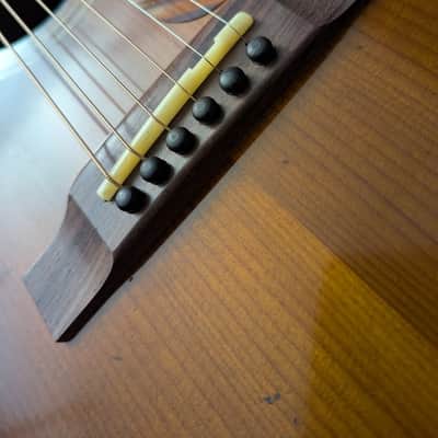 Eastman E25SS/V-SB Sloped Dread Acoustic, w/Vintage-distressed finish, case, setup, & shipping image 2