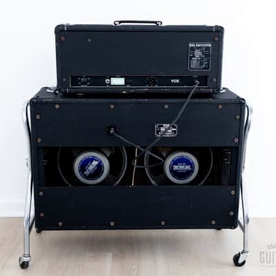 1969 Vox Defiant JMI UK-Made Vintage Solid State Amp, Head + 2x12 Speaker Cabinet w/ Fane, Ftsw image 8