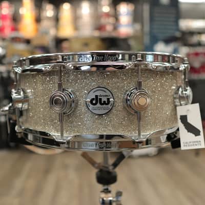 DW Collector's Series "333" Maple 5.5x14" Snare Drum (Broken Glass w/ Chrome Hardware) image 3