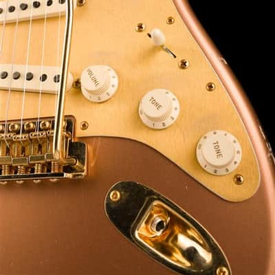 Fender Custom Shop Golden Rose 1959 Stratocaster Relic Copper Metallic - Truetone Color Set image 7