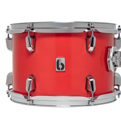 British Drum Company Enigma 3pc Club Drum Set Satin Scarlett. New with Full Warranty! image 2