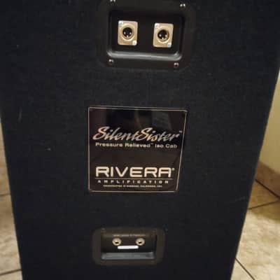 Rivera Silent Sister 75-watt 1 x 12-inch Isolation Cabinet - Black Unloaded image 2