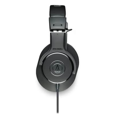 Audio-Technica ATH-M20X Professional Studio Monitor Headphones, Black image 2