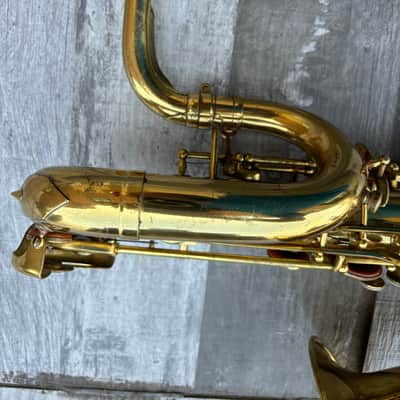 Couf Superba 1 low A bari sax w/ new case image 14