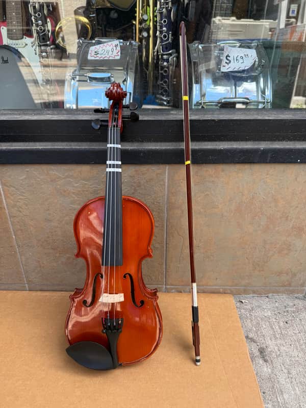Franz Hoffmann Amadeus 1/4 Size Student Violin Outfit — Model TL014-381 with Bow & Case image 1
