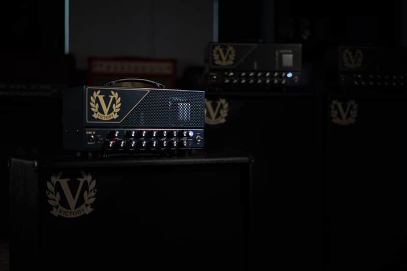 Victory Amps MKX Rig — MKX 50W 3-Channel Tube Head (Black, 2026) + MKX LB 112 Lunchbox 1x12 Cabinet (Celestion Seventy 80) 2026 - Black image 1
