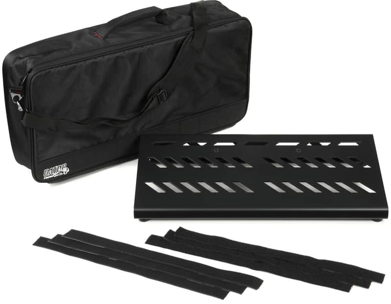 Gator GPB-BAK-1 Black Aluminum Pedal Board; Large w/ Carry Bag image 1