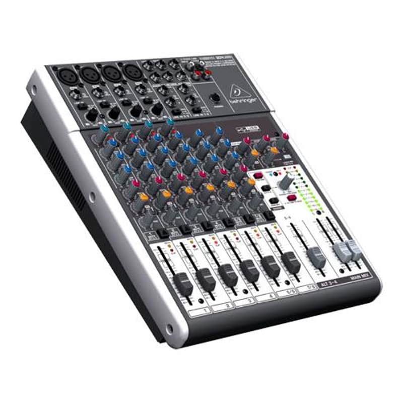 Behringer XENYX 1204USB Small Format Mixer with XENYX Mic Preamps, 12 Input Channels, 10Hz to 200kHz Frequency Response image 1