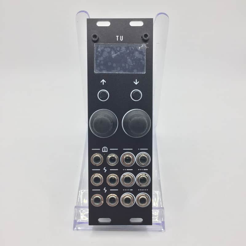 mxmxmx Micro Temps Utile uT_U uTu - Eurorack Module - anodized black aluminium panel image 1