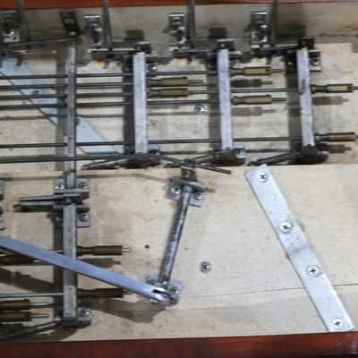 Sho Bud The Professional D10 Double 10 string Pedal Steel Guitar 1972 - Transparent Brown image 11