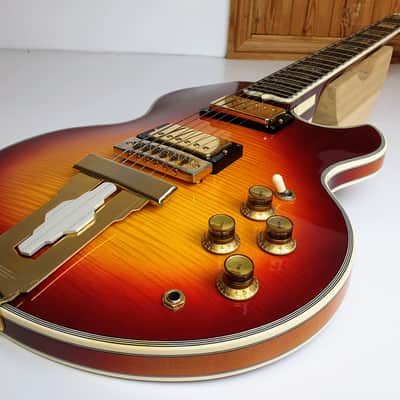 Greco LS-120 1988 - Cherry Sunburst- Gibson L-5S copy. MIJ image 1