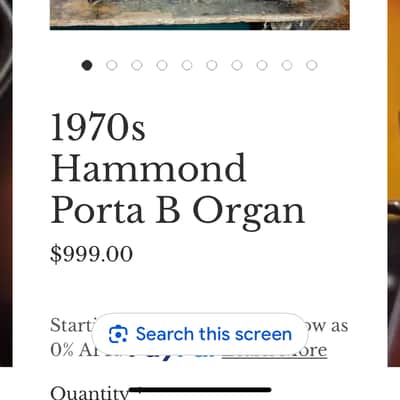 Hammond PortaB Organ 1970s - Natural image 2