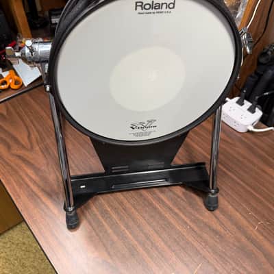 Roland KD-120 Mesh Head V-Drum Kick Bass Trigger Pad w/Tama Power Glide Pedal image 5