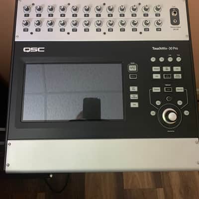 QSC TouchMix-30 Pro Touch Screen Compact Digital Mixer 2010s - Black/Silver image 1