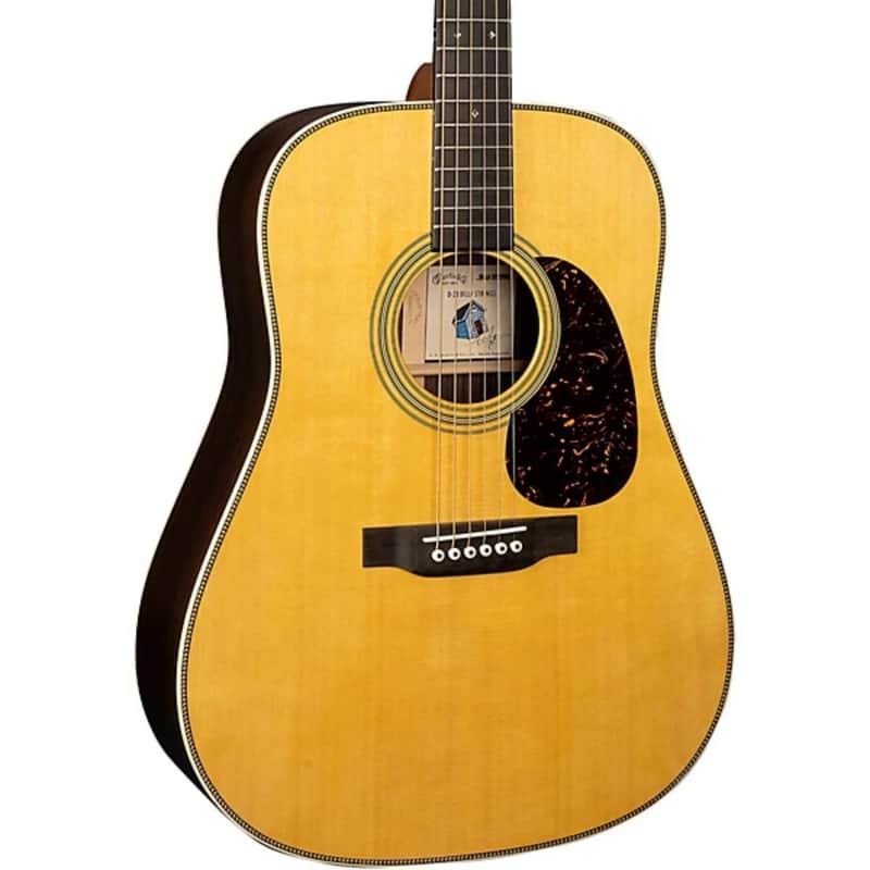 Martin D-28 Billy Strings Signature Acoustic Guitar w/ Hardshell Case - Natural with Antique Toner image 1