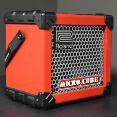 Roland Micro Cube Portable Guitar Combo Amplifier – Used - Red Tolex image 3