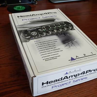 ART Headamp 4 Pro 5 Channel Headphone Amplifier with Talkback image 6