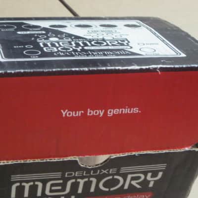 visibly used condition genuine Electro-Harmonix EMPTY CARDBOARD BOX + original Owner's Manual and original Warranty & Registration paperwork ONLY for EXO Deluxe Memory Boy (NO pedal, NO power supply) 2010s- 2020s (specifically from 2013) image 11