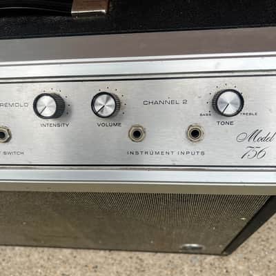 Vintage Kay Model 756 Solid State Guitar Tremolo Amplifier 1966 image 5