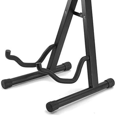 Foldable Folding Lightweight Portable Guitar Bass Cello Stringed Instrument Stand Holder for Professional Guitarist image 1