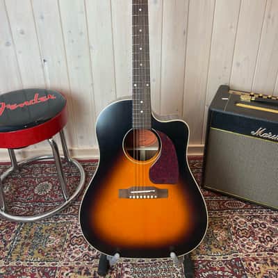 Epiphone Inspired By Gibsson J-45 EC 2024 - Aged Vintage Sunburst image 1