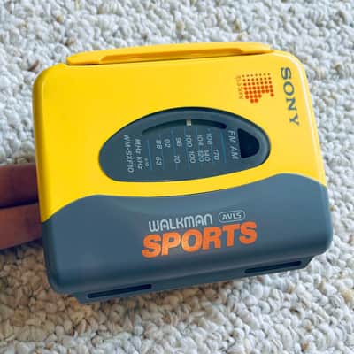 [Rare Full Set] Sony WM-SXF10 Walkman Cassette Player, Mint Yellow, Working ! image 7