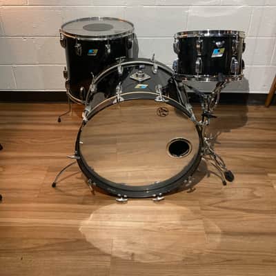 Ludwig Vistalite Big Beat 3pc Kit 12//16/22" 1970s - Smoke image 2