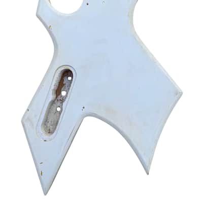 White Warlock Style Basswood Guitar Body DIY Project image 5