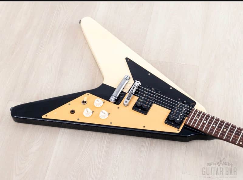 1980s Fernandes Michael Schenker FV-85MS Flying V Vintage Guitar