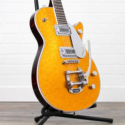 [New Old Stock] Gretsch G5230T Electromatic Sparkle Jet FT Single-Cut with Bigsby - Gold Sparkle
