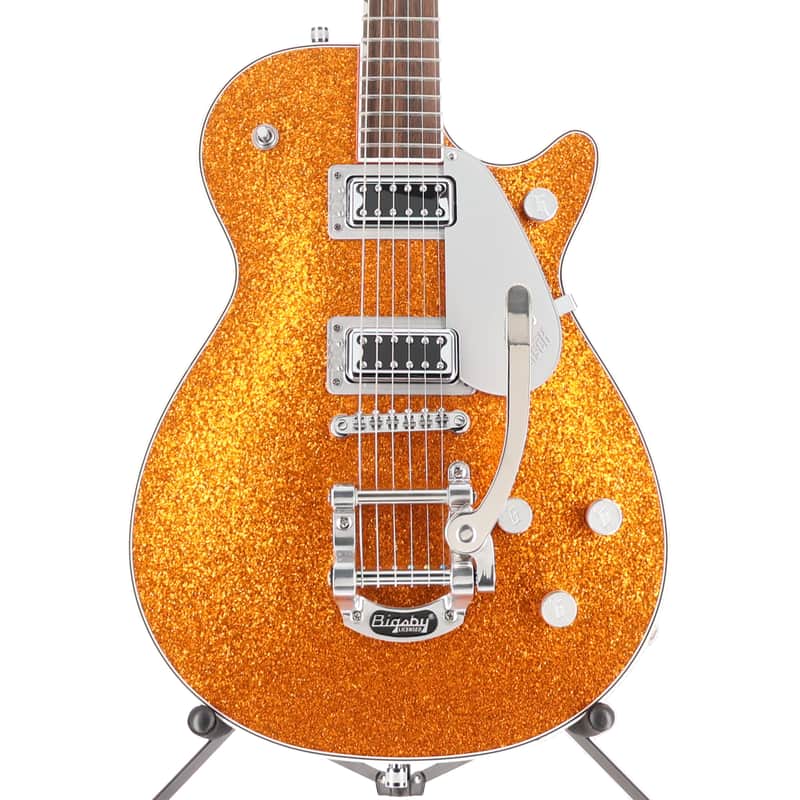 Gretsch G5230T Electromatic Sparkle Jet FT Single-Cut with Bigsby, Laurel Fingerboard, Gold Sparkle (SR) (80306) image 1