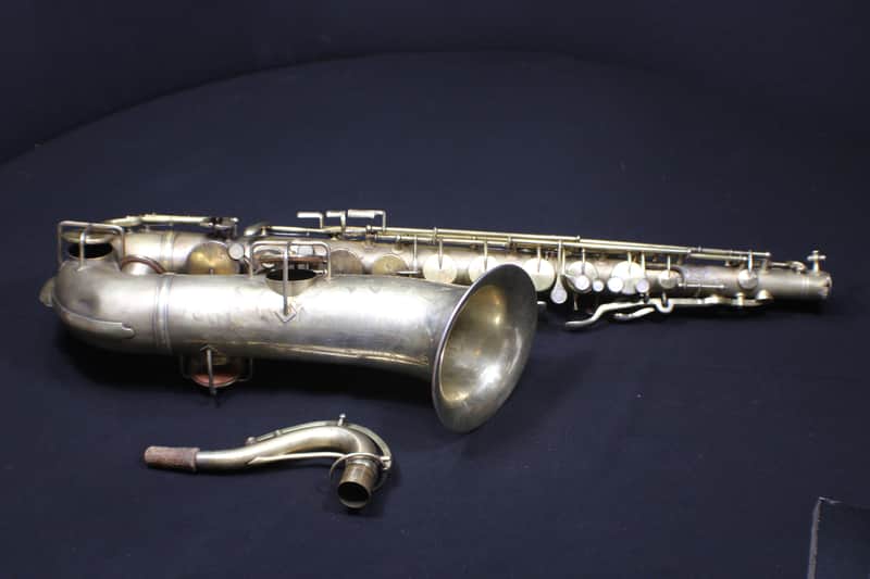 A Vintage 1927 King by H.N. White Tenor Saxophone Really Nice Horn with No Case #10 S image 1