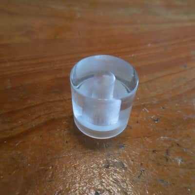 Magnatone Audiovox Electro volume knob 1950's Clear Lucite Rare image 1