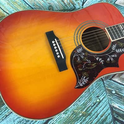 Epiphone Hummingbird Pro Acoustic - Electric Guitar 2015 Heritage Cherry Burst, image 7