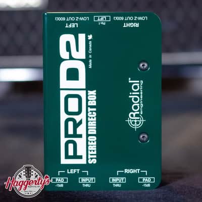 Radial Engineering ProD2 Stereo Passive Direct Box image 1