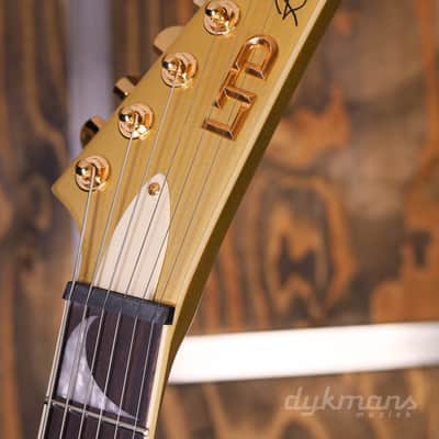 ESP LTD Kirk Hammett Signature KH-V Metallic Gold image 10