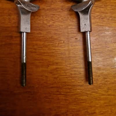 Sonor Teardrop 50s-early 60s Bass Drum T-rod Claw Hook Pair Vintage image 2