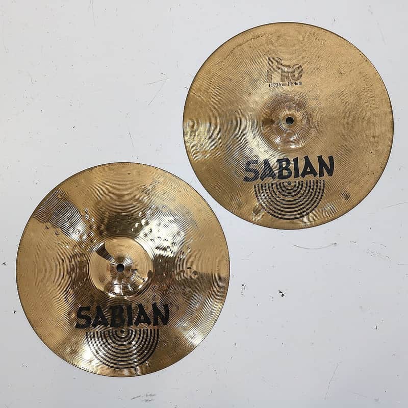 Sabian 14" Pro Hi-Hat Cymbals (Pair) 1996 - 2004 image 1
