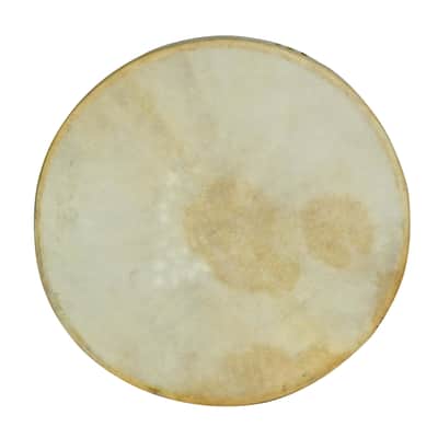 Traditional Bodhran Frame Drum 16” with Handle | Natural Goatskin Head | Includes Carry Bag & Wood–Leather Mallet | By Next Harps image 15