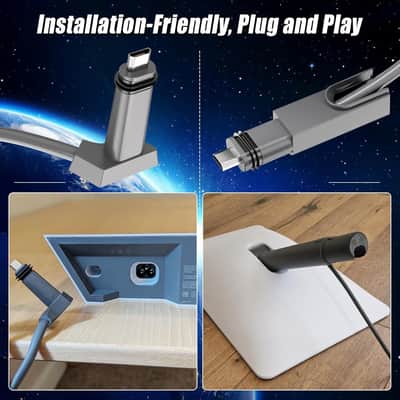 100FT Internet Replacement Cable for Starlink GEN2, Compatible with Starlink Rectangular Satellite V2, Starlink Internet Kit Satellite Cable Extension Fits Starlink GEN2/V2 Accessories. image 3