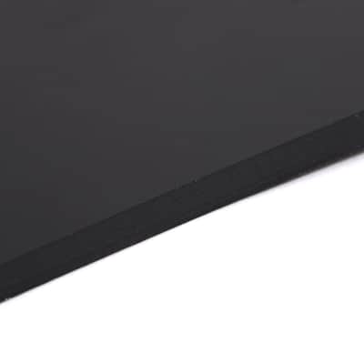 Brio 11-Hole Modern Style Strat HSS Pickguard for American Stratocaster Black Gloss 1 Ply image 3