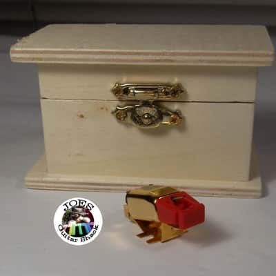 70's Empire 2000 E Turntable Phono Cartridge Like New w/ Screws + NOS New 70's Diamond S2000E Elliptical Red Fliptop Stylus Gorgeous Condition! image 7