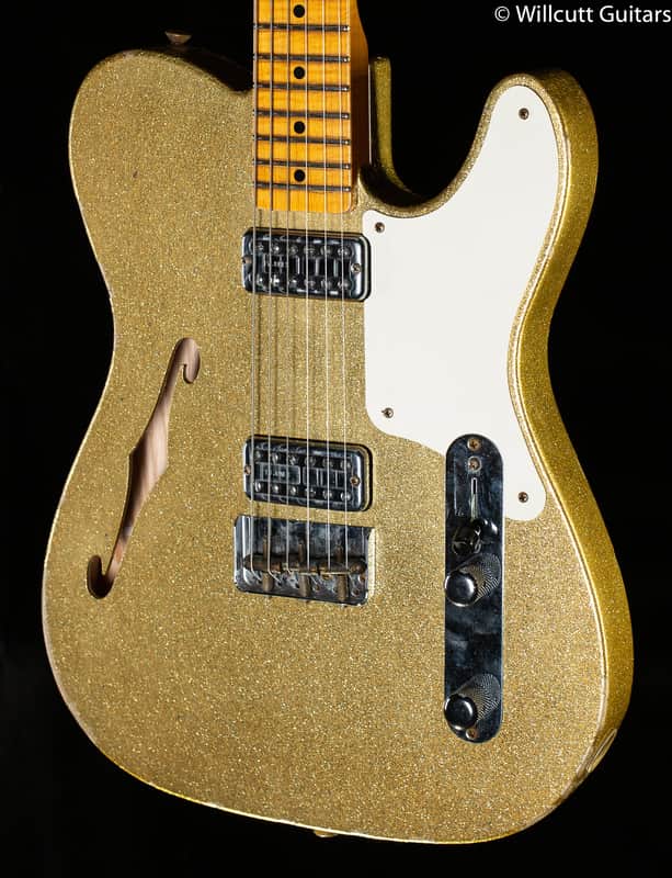 Fender Custom Shop LTD Caballo Tono Ligero Relic Aged Gold Sparkle (893) image 1