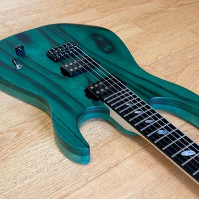 Caparison Dellinger II FX-AM Dark Green Matt With Case - Railhammer Pickups image 10